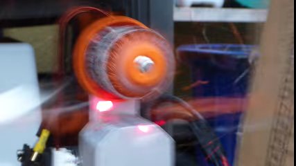 3d-printed brushless Motor - Test max. RPM (explosion)