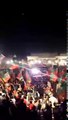 Amazing Fireworks on Imran Khan's Arrival at Sialkot Jalsa Gah