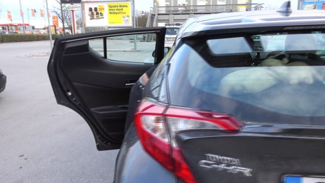 Suraj Sharma Driving Toyota CHR 2017 Model Hybrid in Uppsala, April 18, 2017