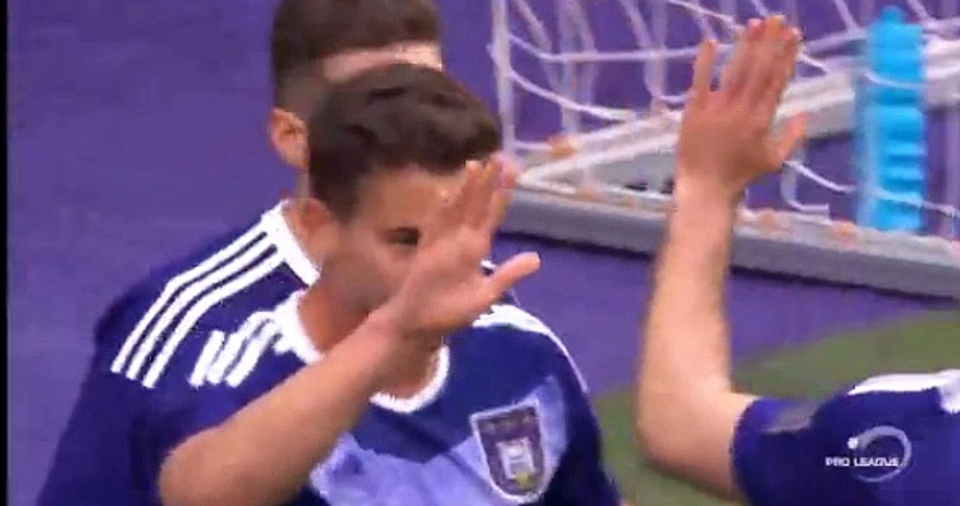Chipciu GOAL (1:0) Anderlecht vs Zulte-Waregem