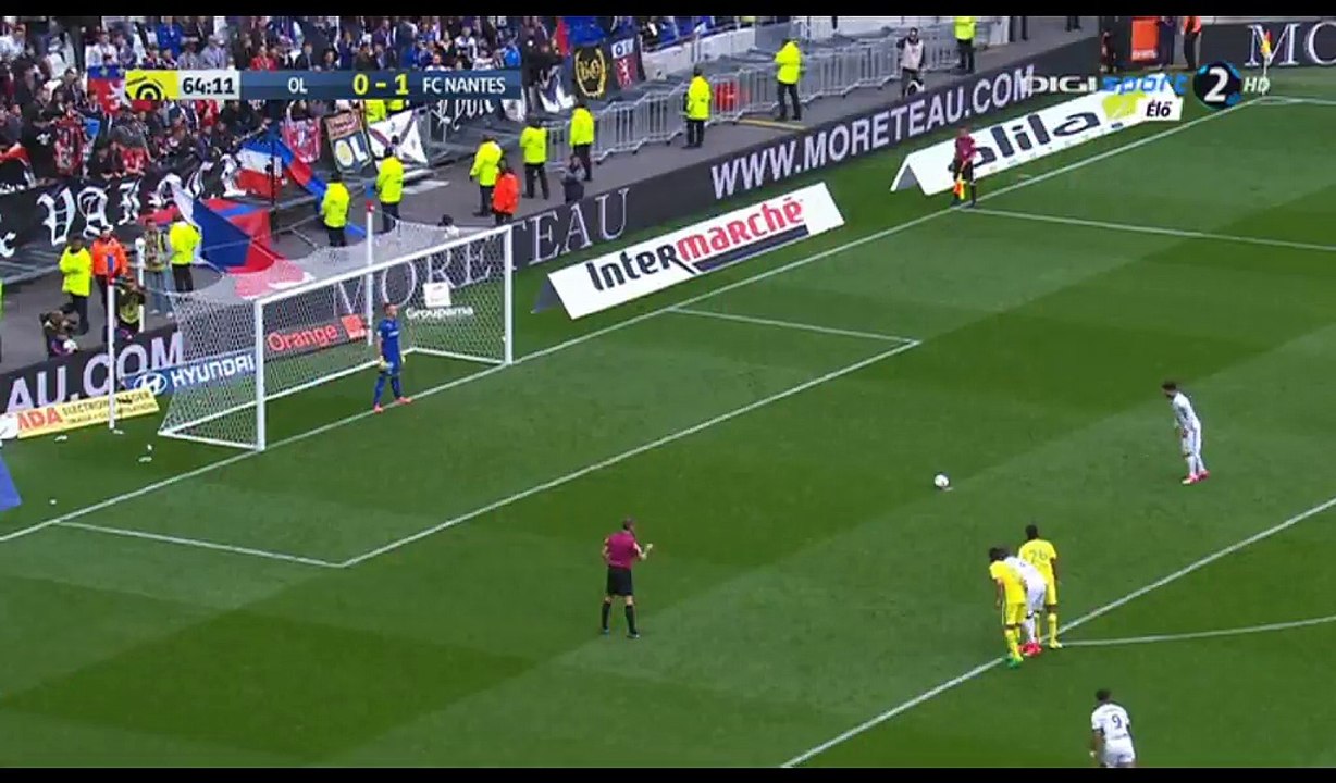 Nabil Fekir Goal HD - Lyon 1-1 Nantes - 07.05.2017
