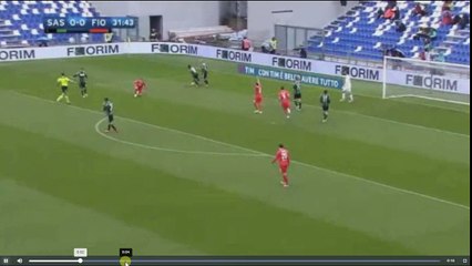 Nikola Kalinic Missed Penalty -  Sassuolo vs Fiorentina 0-0  07.05.2017 (HD)
