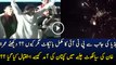 Amazing Fireworks on Imran Khan s Arrival at Sialkot Jalsa Gah