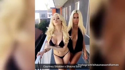 Courtney Stodden _ Shauna Sand send pulses racing in swimwear