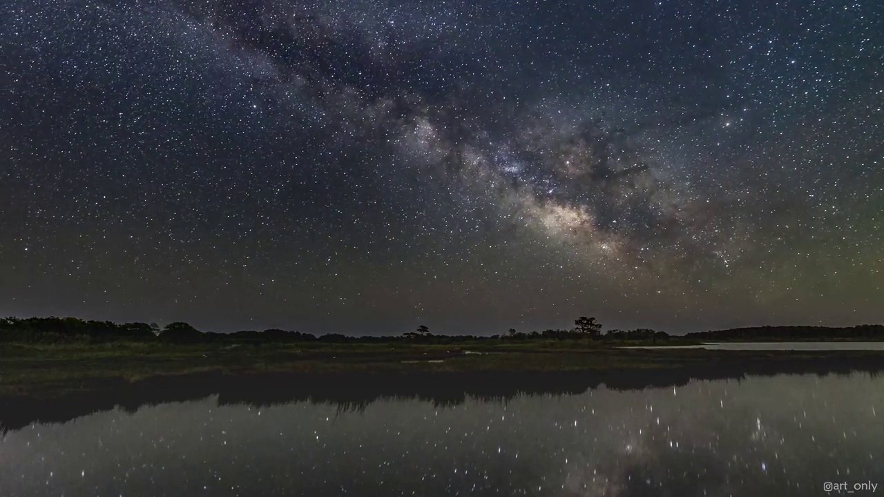 Le ciel étoilé filmé en timelapse de nuit !