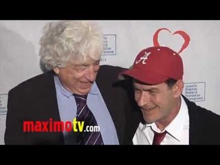CHARLIE SHEEN and AVI LERNER at JDRF's 8th Annual Gala Red Carpet