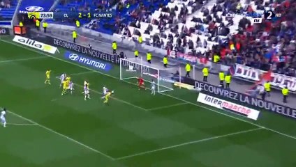 Résumé Lyon - Nantes but Guillaume Gillet 2-2