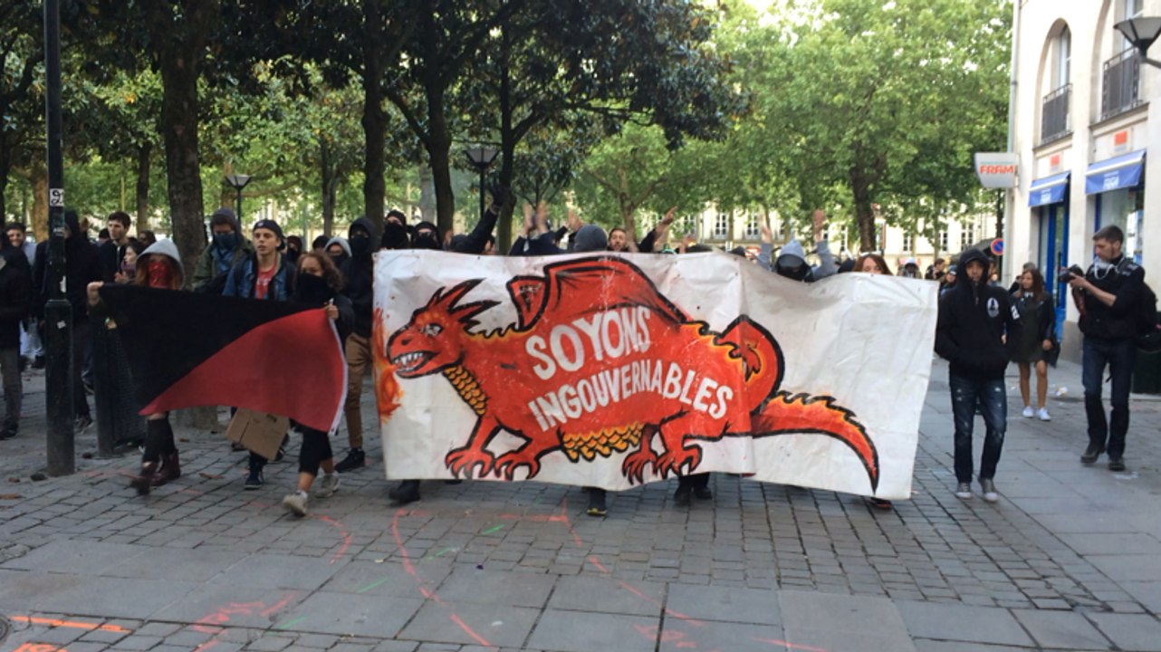 Manif anti Macron