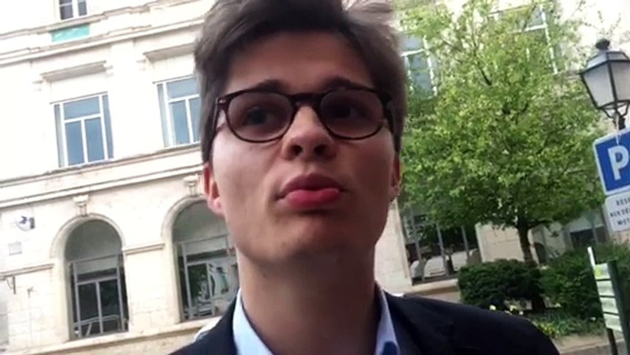 Lucien Auneau, 20 ans, est aux commandes des Jeunes avec Macron en Charente