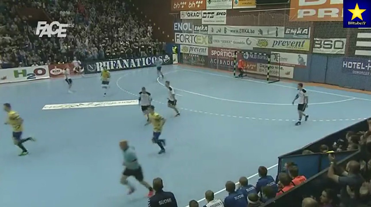 BiH - Finska 19:12 - 1.poluvrijeme [Highlights] (7.5.2017)