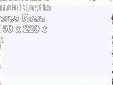 Euromoda Licencias Juego De Funda Nórdica Alicia Flores Rosa Cama 90 150 x 220 cm