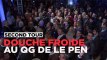 Douche froide pour les supporteurs de Marine Le Pen, à l'annonce des résultats