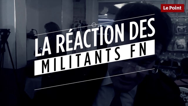 La réaction des militants FN après la défaite de Marine Le Pen