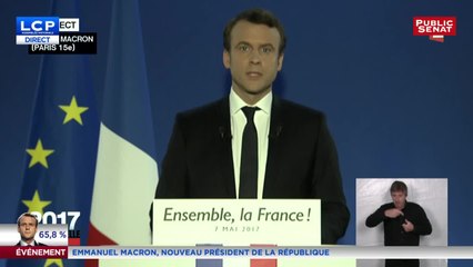 REPLAY. Discours d'Emmanuel Macron, 25ème Président de la République française