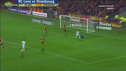 1-1 Khalid Boutaib Goal - RC Lens 1 - 1 Strasbourg - 08.05.2017