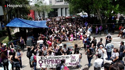 "¡No fue suicidio, fue feminicidio!" denuncian estudiantes de la Unam
