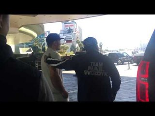 robert garcia with his fighters heading to arena fight night ward vs kovalev