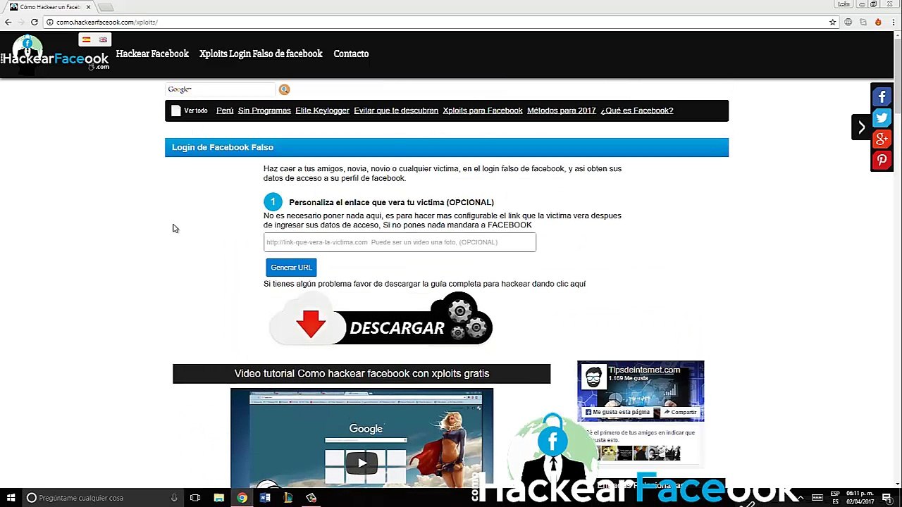 HACKAR FACEBOOK