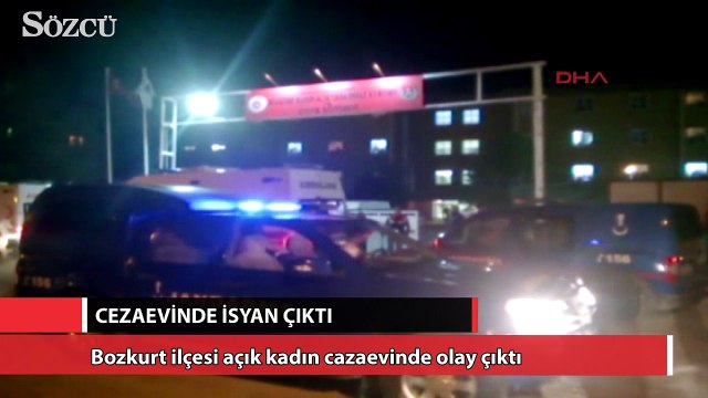 Cezaevinde isyan çıktı