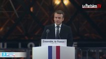 Présidentielle : «Notre tâche est immense», prévient Macron au Louvre