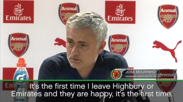 Mourinho rants about Arsenal as he suffers his first defeat to Wenger in EPL