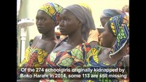 Freed Chibok girls arrive in Abuja