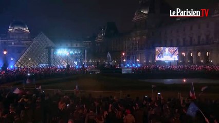 Présidentielle : «Le monde nous regarde», assure Macron depuis le Louvre