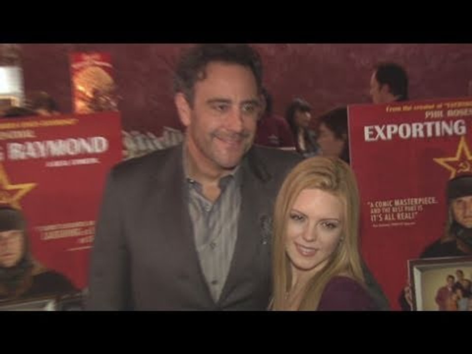 BRAD GARRETT and ISABELLA QUELLA at "EXPORTING RAYMOND" Premiere