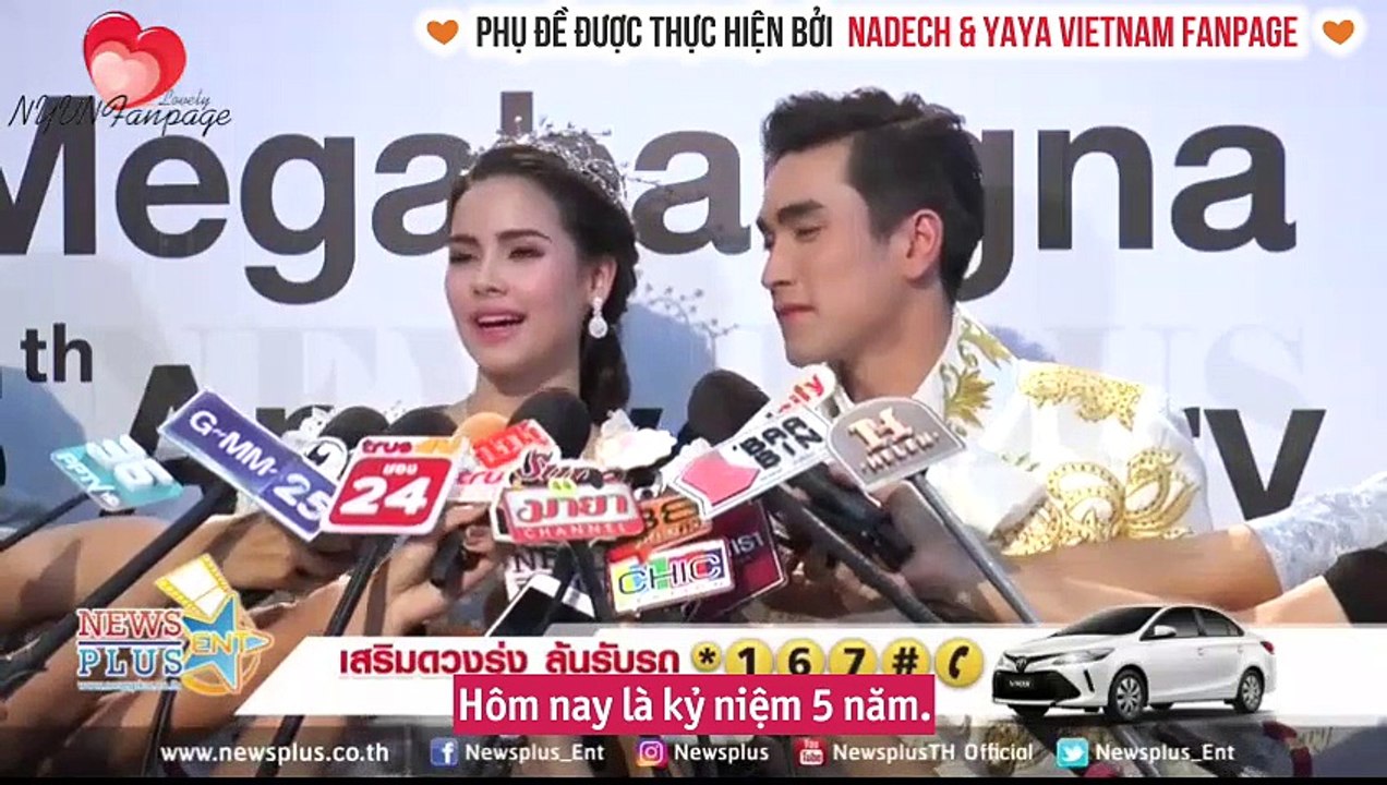 [vietsub] Nadech nói lời ngọt ngào cùng Yaya trong CH3 concert | Full Interview 05.05.17
