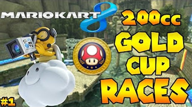 [#1] BLUE SHELLS FOR DAYS.. - Mario Kart 8 Deluxe 200cc Mushroom Cup Gameplay Gold Cup Races