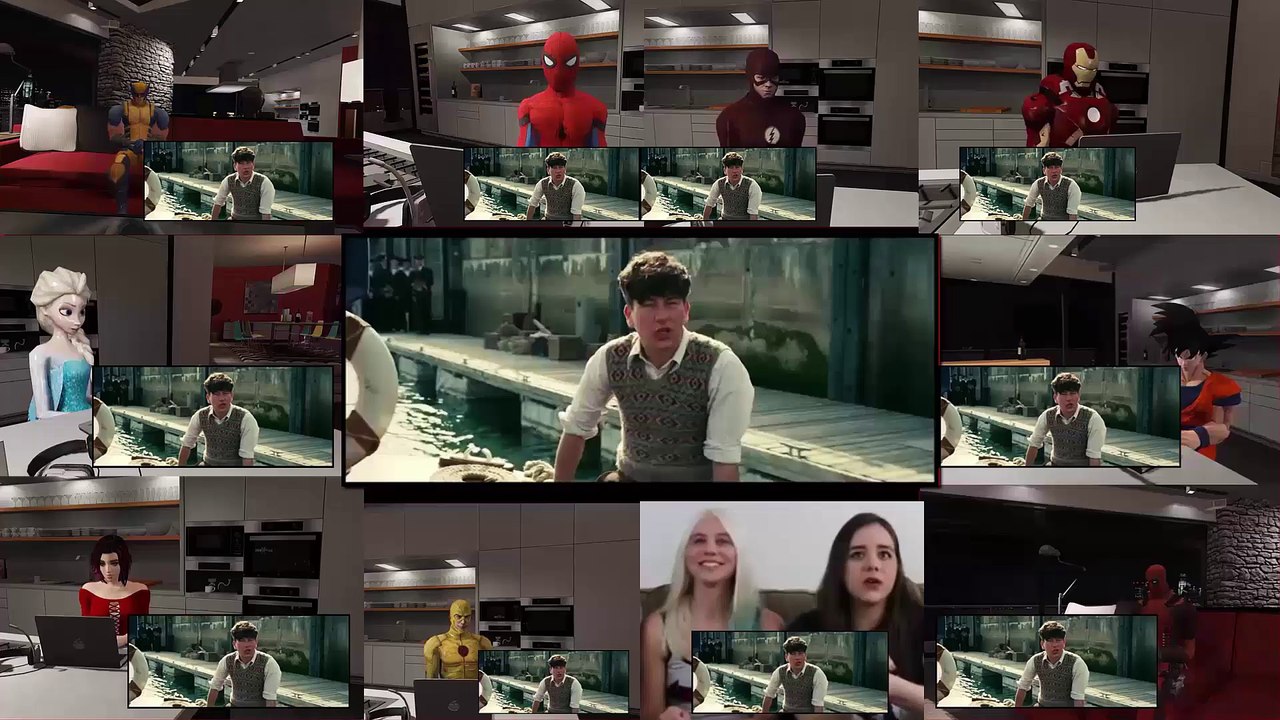 DUNKIRK OFFICIAL MAIN TRAILER SUPERHERO REACTIONS MASHUP!!!