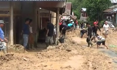 Belasan Rumah di Dua Desa Bengkulu Tertimbun Longsor