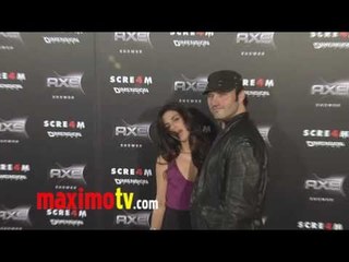 ROBERT RODRIGUEZ & ELECTRA AVELLAN at "SCREAM 4" Premiere