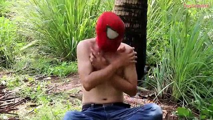03 Everyone Kisses Spiderman! w  Frozen Elsa, Maleficent, Pocahontas, Spidergirl & Joker in Real Life