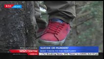 Suspected suicide as body of a man is found dangling from a