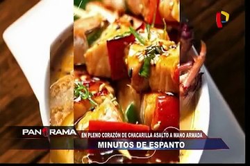 Minutos de espanto: asalto en exclusivo restaurante de Chacarilla