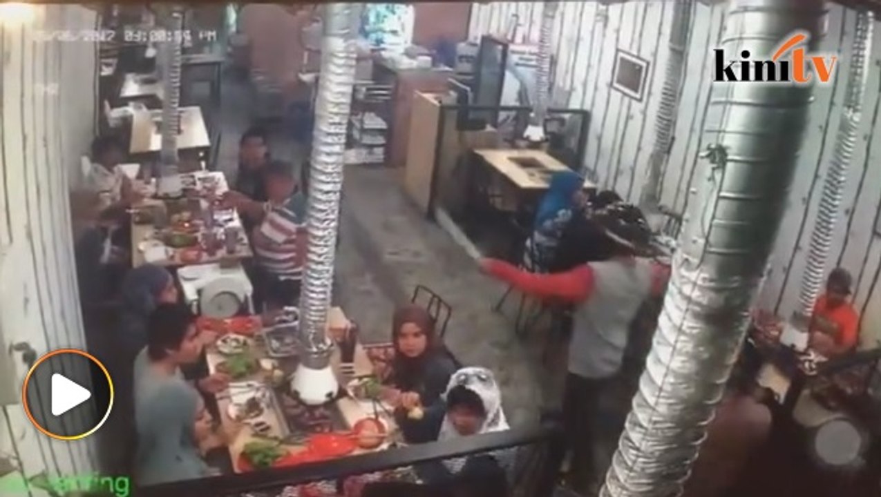 Enam penyamun serbu restoran, samun mangsa tengah makan malam