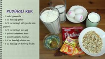 Pudingli Kek Tarifi - Kakaolu Toz Pudingli Kek Nasıl Yapılır