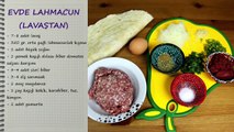 Lavaş ile Evde Lahmacun Yapımı - Ev Yapımı Lahmacun Tarifi - Lahmacun İçi Nasıl Hazırlanır