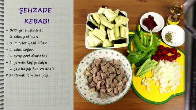 Şehzade Kebabı Tarifi - Fırında Etli Patlıcanlı Kebap - Evde Yapılabilecek Lezzetli Bir Fırın Yemeği