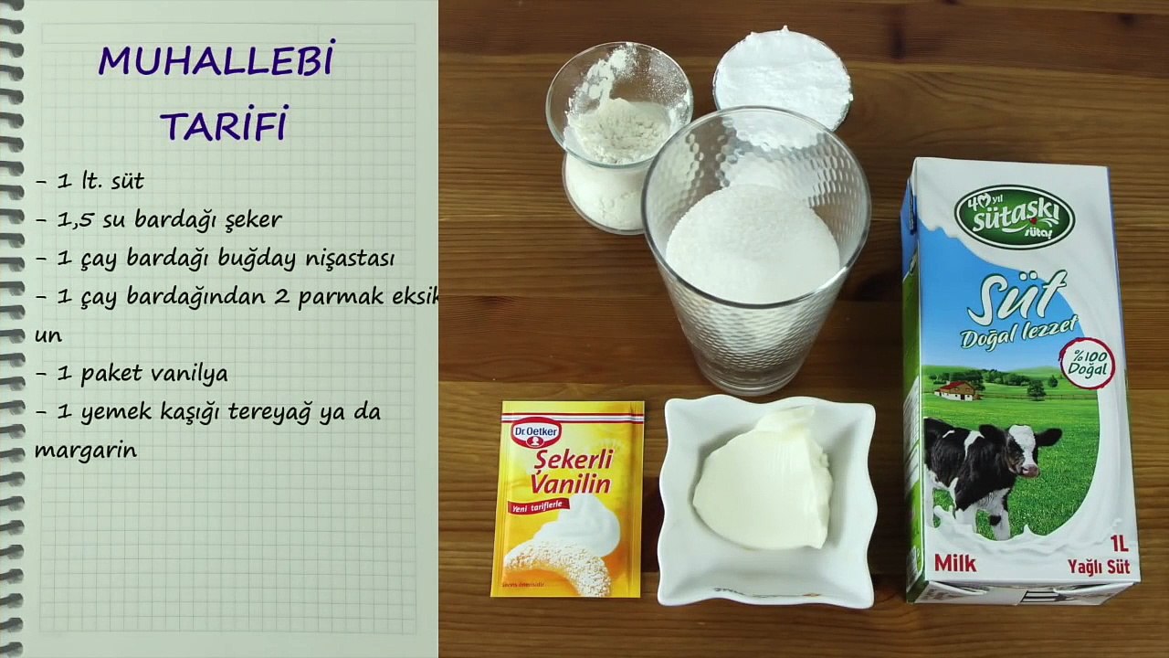 Muhallebi Tarifi - Kolay Sade Muhallebi Tarifi - Sütlü Muhallebi Nasıl Yapılır