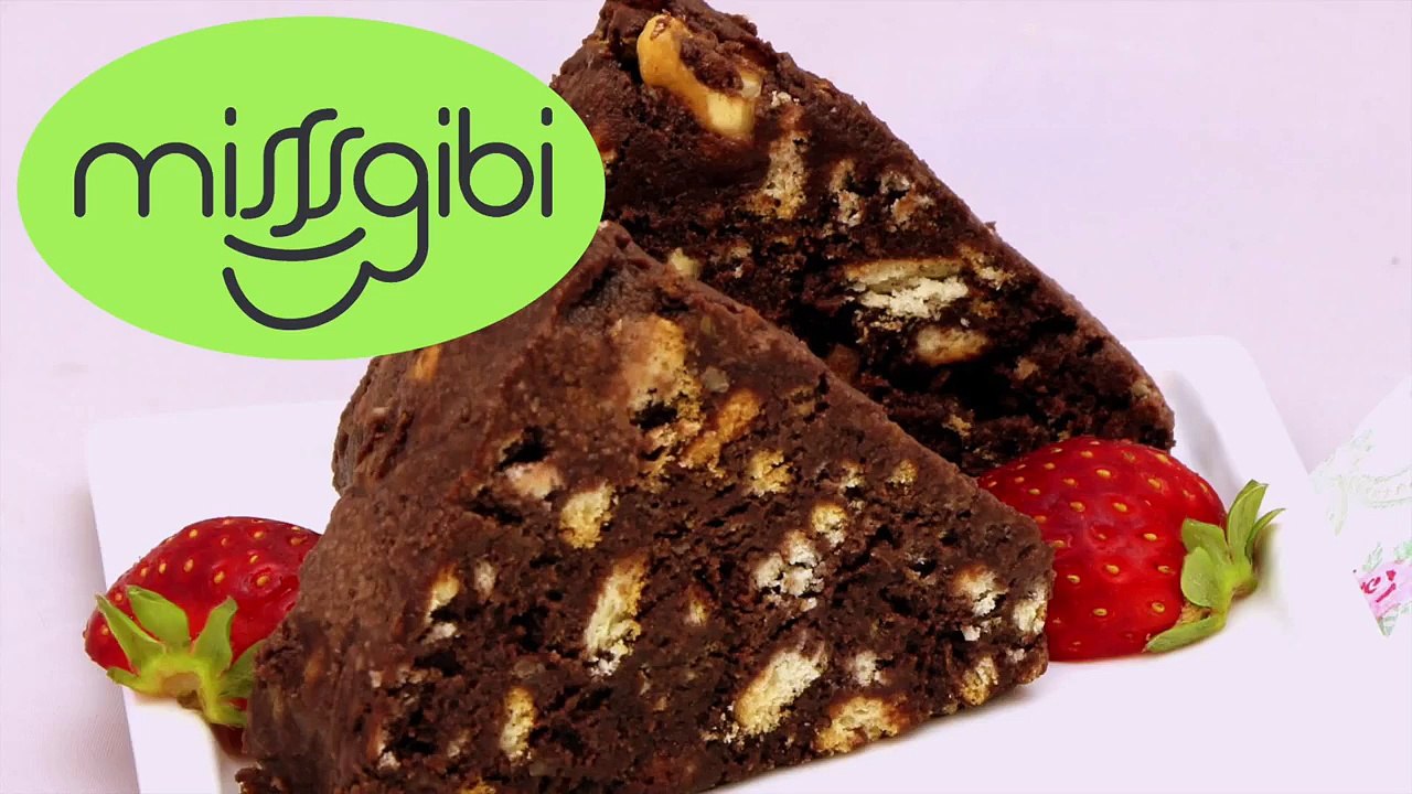 Mozaik Pasta - Piramit Pasta Yapımı - Kolay Bisküvili Pasta