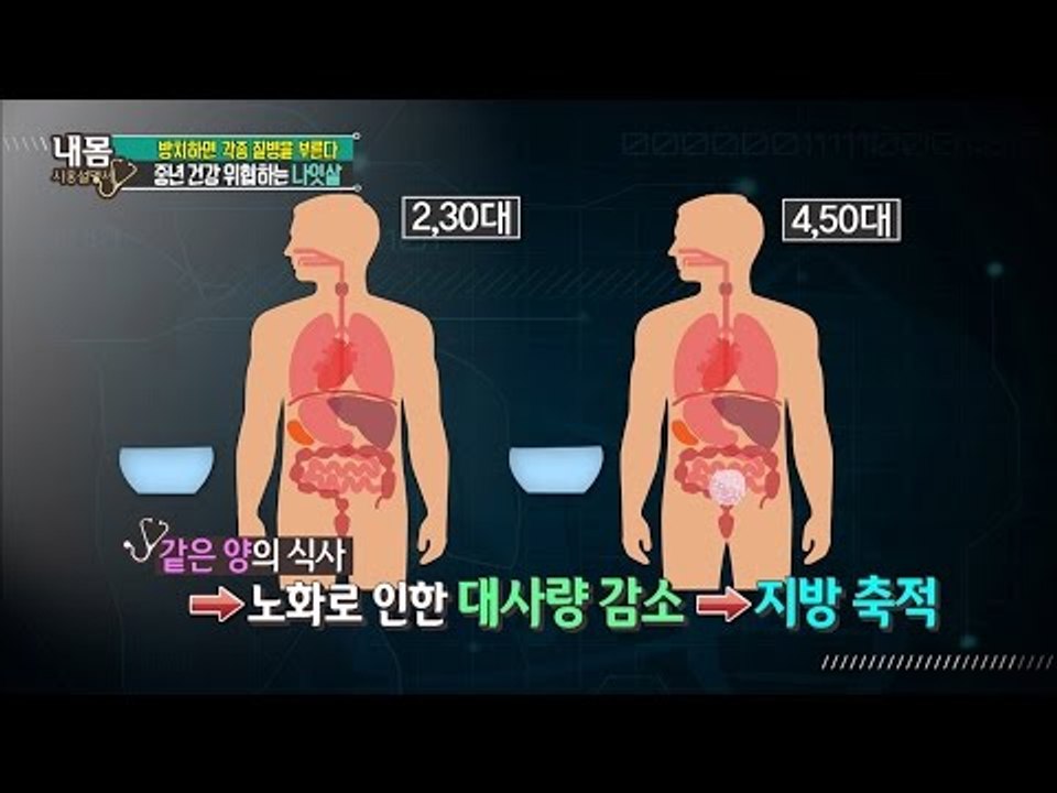 나이 들면 찌는 살, 나잇살은 질병이다?! [내 몸 사용 설명서] 103회 20160520