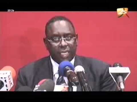 Macky Sall dévoile son programme sportif - Journal Télévisé du 7 mars 2012