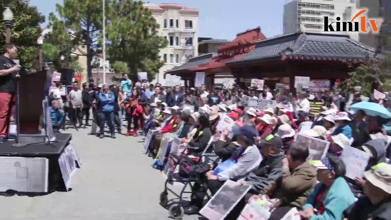 Chinese activists rally in San Francisco agains...