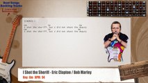 I Shot The Sheriff - Eric Clapton / Bob Marley Guitar Backing Track