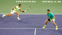 Nadal/Tomic v Carreño Busta/Sousa Indian Wells R1 2017 Part 1