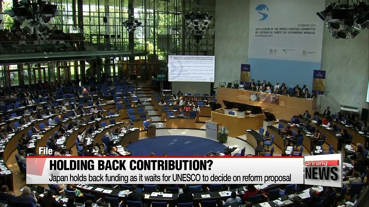 Japan pulls back UNESCO funding as decision on reform proposal lingers