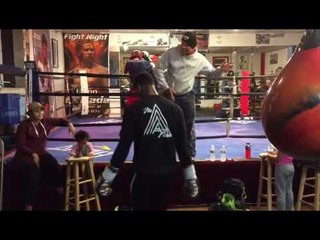 boo boo andrade in the gym EsNews Boxing