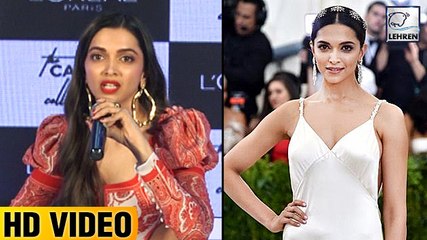 Deepika Padukone's Rude Comment On Met Gala Dress Criticism | LehrenTV